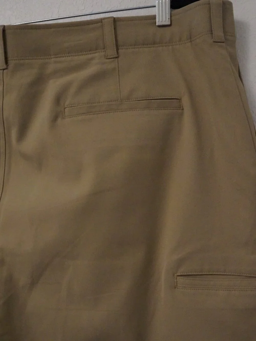 Nicklaus Shorts Mens 40 Tall Khaki Heather StayMotion Plus Stretch #061